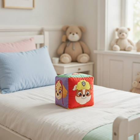 Coussin cube pat patrouille polyester Rouge 2 - vertbaudet enfant 