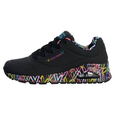 Baskets basses  à lacets Blanc+Noir 7 - vertbaudet enfant 