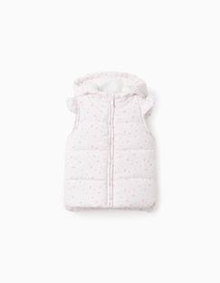 Bébé-Manteau, combipilote, nid d'ange-Manteau-Doudoune sans manches à capuche et motif