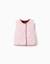 Gilet réversible matelassé à motif floral Marrón 1 - vertbaudet enfant 