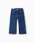 Pantalon en jean flare en comfort denim Bleu 1 - vertbaudet enfant 