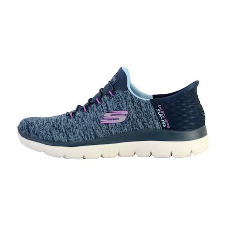 Baskets basses à lacets Noir blanc+Noir multi+Violet marine 12 - vertbaudet enfant 