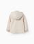 Veste avec doublure et capuche amovible Beige clair+Bleu 3 - vertbaudet enfant 