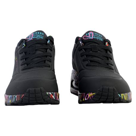 Baskets basses  à lacets Blanc+Noir 10 - vertbaudet enfant 