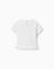 T-shirt en coton avec imprimé minnie et volants Blanc 2 - vertbaudet enfant 