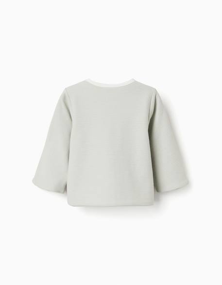 Veste réversible en coton Vert clair 2 - vertbaudet enfant 