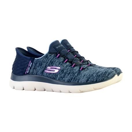 Baskets basses à lacets Noir blanc+Noir multi+Violet marine 13 - vertbaudet enfant 