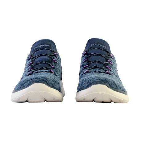 Baskets basses à lacets Noir blanc+Noir multi+Violet marine 15 - vertbaudet enfant 