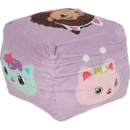 Coussin cube gabby polyester Violet 4 - vertbaudet enfant 