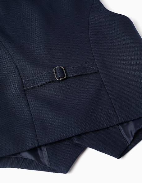 Gilet sans manches en piqué avec poches décoratives Bleu 3 - vertbaudet enfant 