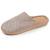 Chaussons mules velours semelle ergonomique, mousse à mémoire forme Léopard beige+Noir+Pois gris 1 - vertbaudet enfant 