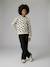 Sweat coupe large marine+marron+vanille 16 - vertbaudet enfant 