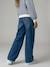 Pantalon large fille denim bleu moyen+denim gris 5 - vertbaudet enfant 
