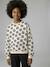Sweat coupe large marine+marron+vanille 12 - vertbaudet enfant 