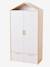Armoire cabane en bois enfant blanc 1 - vertbaudet enfant 
