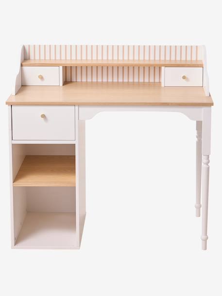 Bureau enfant bois avec rangements écru 11 - vertbaudet enfant 