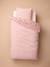 Parure housse de couette et taie d'oreiller rose imprimé 6 - vertbaudet enfant 
