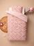 Parure housse de couette et taie d'oreiller rose imprimé 4 - vertbaudet enfant 