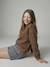 Sweat coupe large marine+marron+vanille 6 - vertbaudet enfant 