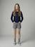 Gilet fille marine+vert sauge 2 - vertbaudet enfant 