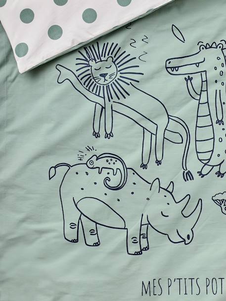Couchage de sieste maternelle Minili vert sauge 5 - vertbaudet enfant 