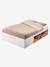 Lit double avec rangement 140x190cm blanc 1 - vertbaudet enfant 