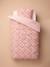 Parure housse de couette et taie d'oreiller rose imprimé 5 - vertbaudet enfant 