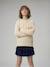 Pull torsadé fille Jonen vanille 2 - vertbaudet enfant 