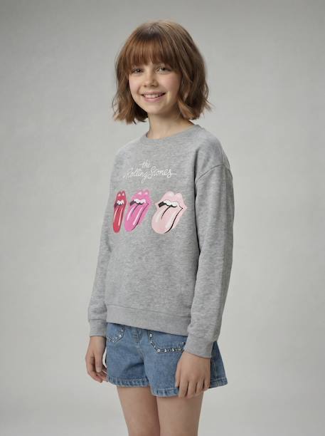 Fille-Sweat fille Rolling Stones