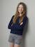 Gilet fille marine+vert sauge 1 - vertbaudet enfant 