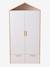 Armoire cabane en bois enfant blanc 3 - vertbaudet enfant 