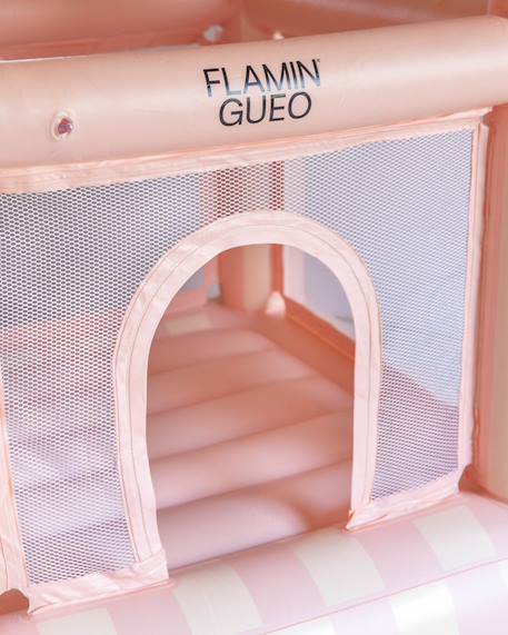 Chateau gonflable pvc avec gonfleur Bleu+Rose 9 - vertbaudet enfant 