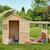 Cabane en bois avec pergola ajourée eugenie Marron 1 - vertbaudet enfant 