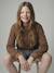 Sweat coupe large marine+marron+vanille 7 - vertbaudet enfant 