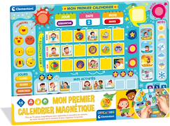 Jouet-Calendrier magnétique éducatif 70 pièces  – apprentissage interactif dès 3 ans