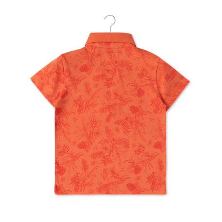 Polo manches courtes 100% coton garçon Orange citrouille 3 - vertbaudet enfant 