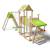 Aire de jeux avec toboggan 2,20 m zesty xpression xl - 14 enfants Bois 3 - vertbaudet enfant 