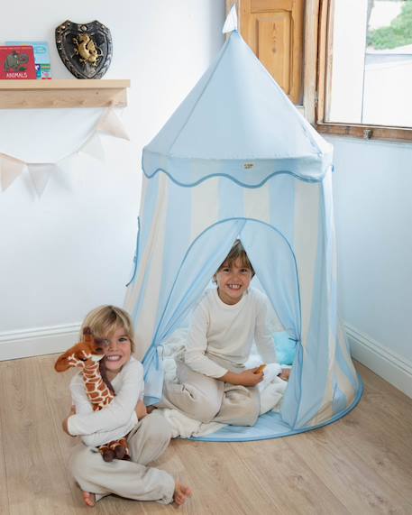 Tipi enfant polyester Bleu+Rose 1 - vertbaudet enfant 