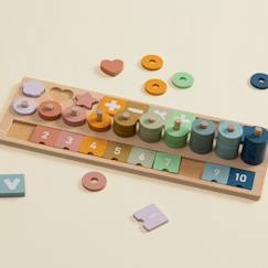 Jouet-Puzzle bois avec numéros