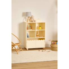 Chambre et rangement-Rangement-Bibliothèque enfant 2 portes 4 cases - bouli