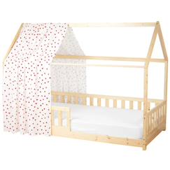 Linge de maison et décoration-Décoration-Ciel de lit cabane en gaze de coton solo 360 cm