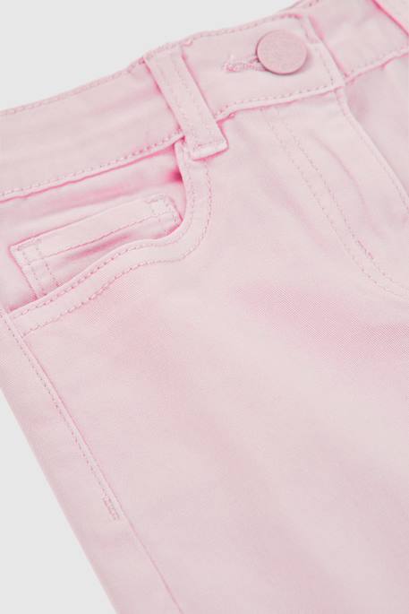 Pantalon fille en coton Rose 3 - vertbaudet enfant 