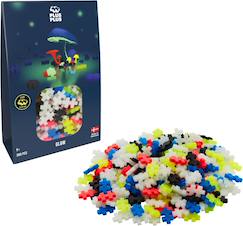 Jouet-Jeux d'imagination-Jeu de construction phosphorescent néon – 300 pièces lumineuses – à partir de 5 ans