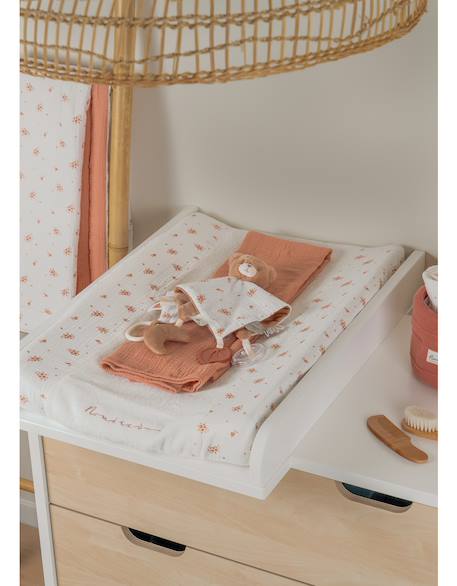 Housse de matelas à langer éponge épaisse Ecru 2 - vertbaudet enfant 