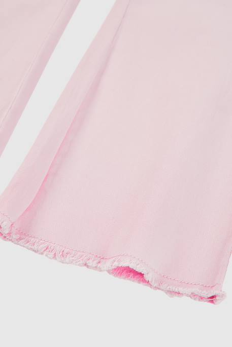 Pantalon fille en coton Rose 4 - vertbaudet enfant 