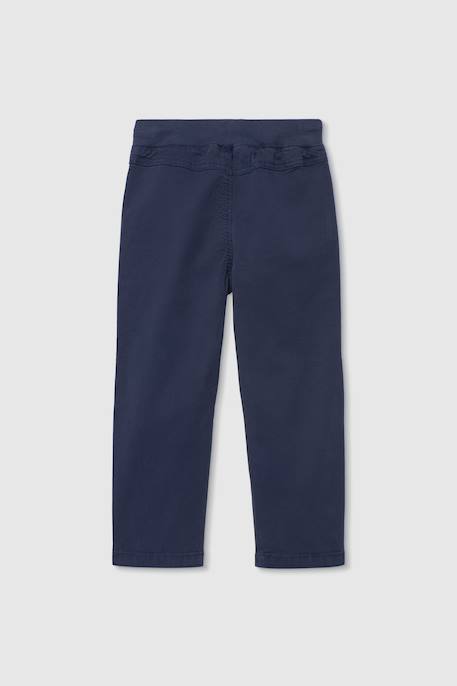 Pantalon garçon en coton Bleu 2 - vertbaudet enfant 