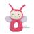 Hochet bamboo bebe - coccinelle - 14 cm s/carte Gris 1 - vertbaudet enfant 