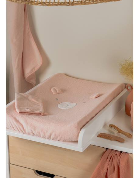 Matelas à langer avec housse éponge ultra épaisse Rose 2 - vertbaudet enfant 