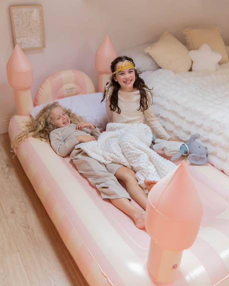 Matelas gonflable enfant pvc resistant Bleu+Rose 8 - vertbaudet enfant 