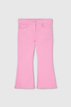 Pantalon fille en coton  - vertbaudet enfant